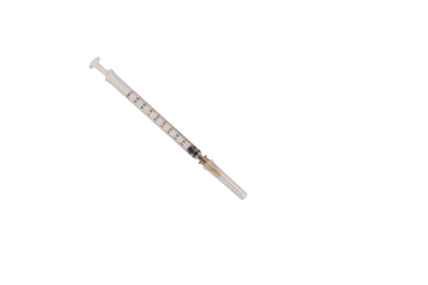 3 parçalı Tek Kullanımlık İgneli Şırınga (1 cc, 26 g, 13 mm)